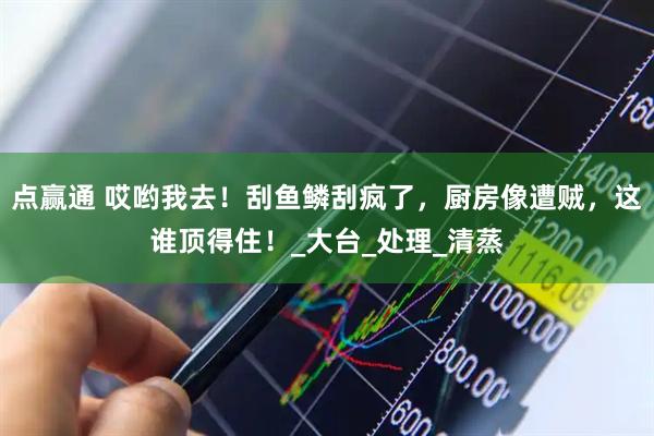 点赢通 哎哟我去！刮鱼鳞刮疯了，厨房像遭贼，这谁顶得住！_大台_处理_清蒸
